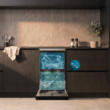 Bolero Aguazero 4560 Inox Connected Lave-vaisselle inox de 45 cm avec capacité pour 11 couverts, classe C, moteur Inverter Plus Duo, écran tactile, 6 programmes, Wi-Fi, O2Dry, Dual Zone Wash, Super Dry, Save+, AutoClean, Delay Start, tiroir à couverts, filtre ABT et ChildLock