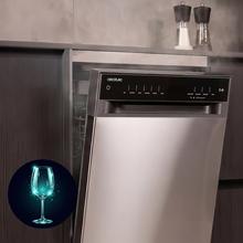 Bolero Aguazero 4560 Inox Connected Lave-vaisselle inox de 45 cm avec capacité pour 11 couverts, classe C, moteur Inverter Plus Duo, écran tactile, 6 programmes, Wi-Fi, O2Dry, Dual Zone Wash, Super Dry, Save+, AutoClean, Delay Start, tiroir à couverts, filtre ABT et ChildLock