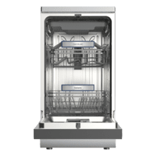 Bolero Aguazero 4560 Inox Connected Lavavajillas inox de 45cm, 11 cubiertos, clase C, motor Inverter Plus Duo, Panel Touch, 6 programas, WIFI, O2Dry, Dual Zone Wash, Super Dry, Save+, AutoClean, Delay Start, con bandeja para cubiertos, filtro ABT y ChildLock