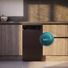 Bolero Aguazero 4560 Dark Connected Lavavajillas dark inox de 45cm, 11 cubiertos, clase C, motor Inverter Plus Duo, Panel Touch, 6 programas, WIFI, O2Dry, Dual Zone Wash, Super Dry, Save+, AutoClean, Delay Start, con bandeja para cubiertos, filtro ABT y ChildLock