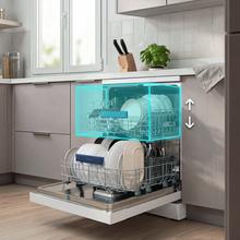 Bolero Aguazero 6205 Lavavajillas blanco de 60CM, 13 cubiertos, clase D, Inverter Plus Duo, Panel Touch, 6 programas, Extra Hygiene, Super Dry, Save+, Half Load, Silent Wash, AutoClean, Extra Rapid, Delay Start, filtro ABT y ChildLock