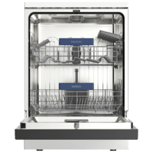 Bolero Aguazero 6205 Lavavajillas blanco de 60CM, 13 cubiertos, clase D, Inverter Plus Duo, Panel Touch, 6 programas, Extra Hygiene, Super Dry, Save+, Half Load, Silent Wash, AutoClean, Extra Rapid, Delay Start, filtro ABT y ChildLock