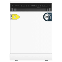 Bolero Aguazero 6205 Lavavajillas blanco de 60CM, 13 cubiertos, clase D, Inverter Plus Duo, Panel Touch, 6 programas, Extra Hygiene, Super Dry, Save+, Half Load, Silent Wash, AutoClean, Extra Rapid, Delay Start, filtro ABT y ChildLock