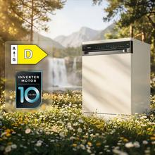 Bolero Aguazero 6205 Lavavajillas blanco de 60CM, 13 cubiertos, clase D, Inverter Plus Duo, Panel Touch, 6 programas, Extra Hygiene, Super Dry, Save+, Half Load, Silent Wash, AutoClean, Extra Rapid, Delay Start, filtro ABT y ChildLock