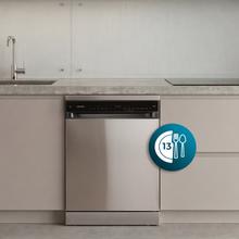 Bolero Aguazero 6205 Inox Lavavajillas inox de 60CM, 13 cubiertos, clase D, Inverter Plus Duo, Panel Touch, 6 programas, Extra Hygiene, Super Dry, Save+, Half Load, Silent Wash, AutoClean, Extra Rapid, Delay Start, filtro ABT y ChildLock