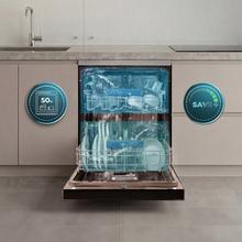 Bolero Aguazero 6205 Inox Lavavajillas inox de 60CM, 13 cubiertos, clase D, Inverter Plus Duo, Panel Touch, 6 programas, Extra Hygiene, Super Dry, Save+, Half Load, Silent Wash, AutoClean, Extra Rapid, Delay Start, filtro ABT y ChildLock