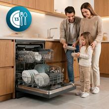 Bolero Aguazero 6205 Dark Lavavajillas dark inox de 60CM, 13 cubiertos, clase D, Inverter Plus Duo, Panel Touch, 6 programas, Extra Hygiene, Super Dry, Save+, Half Load, Silent Wash, AutoClean, Extra Rapid, Delay Start, filtro ABT y ChildLock