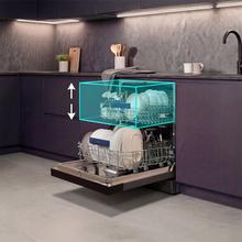 Bolero Aguazero 6205 Dark Lavavajillas dark inox de 60CM, 13 cubiertos, clase D, Inverter Plus Duo, Panel Touch, 6 programas, Extra Hygiene, Super Dry, Save+, Half Load, Silent Wash, AutoClean, Extra Rapid, Delay Start, filtro ABT y ChildLock