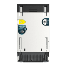 Bolero Aguazero 4270 Full-BI Lave-vaisselle encastrable de 45 cm, avec capacité pour 11 couverts, classe D, moteur Inverter Plus Duo, 6 programmes, panneau tactile, FloorView Light, Super Dry, Half Load, Save+, AutoClean, Delay Start et panier supérieur pour couverts.