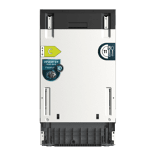 Bolero Aguazero 4570 Full-BI Connected Lave-vaisselle encastrable de 45 cm, avec capacité pour 11 couverts, classe C, moteur Inverter Plus Duo, 7 programmes, SlidePrecision Pro 90, panneau tactile, connectivité Wi-Fi, Smart Wash, séchage auto open O2Dry et Super Dry, FloorView Light, Save+, Half Load, AutoClean, Dual Zone Wash, Delay Start, panier supérieur réglable et panier supérieur pour couverts.