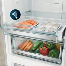 Bolero CoolMarket Combi 356i White D Cecotec - Frigorífico combi blanco, 356L, Ancho 59,5cm, Alto 200cm, Total NoFrost, Multi Airflow, Fast Freezing, FreshnessFlex HUB, HumidityFlex HUB y Puerta Reversible - Iluminación LED y Display Interior