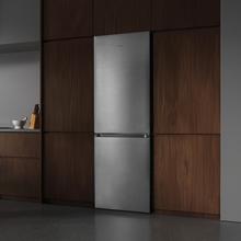 Bolero CoolMarket Combi 356i Inox D - Frigorífico Combi Acero Inoxidable, 356L, Ancho 59,5cm, Alto 200cm, Total NoFrost, Multi Airflow, Fast Freezing, FreshnessFlex HUB, HumidityFlex HUB y Puerta Reversible - Iluminación LED y Display Interior