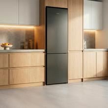 Bolero CoolMarket Combi 356i Dark D Cecotec - Frigorífico Combi acero inoxidable oscuro, 356L, Ancho 59,5cm, Alto 200cm, Total NoFrost, Multi Airflow, Fast Freezing, FreshnessFlex HUB, HumidityFlex HUB y Puerta Reversible - Iluminación LED y Display Interior