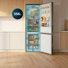 Bolero CoolMarket Combi 356i Black Glass D Cecotec Bolero CoolMarket Combi 356i Black Glass D - Frigorífico Combi Cristal Negro, 356L, Ancho 59,5cm, Alto 200cm, Total NoFrost, Multi Airflow, Fast Freezing, FreshnessFlex HUB, HumidityFlex HUB y Puerta Reversible - Iluminación LED y Display Interior