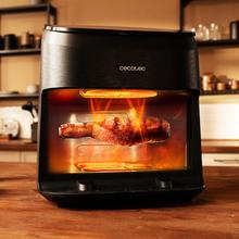 Cecofry&Grill Smokin' 6500 Plus Friteuse à air avec double résistance et fumoir pour un grillage parfait de la viande, capacité de 6,5 litres et puissance de 2200 W pour des plats sains.