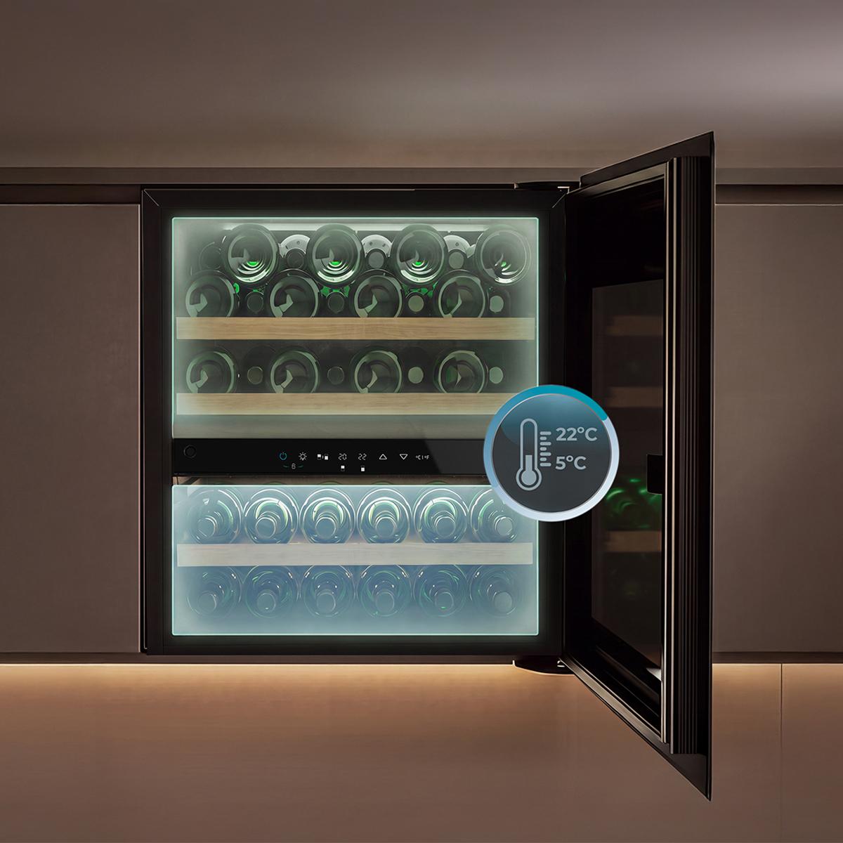 Bolero GrandSommelier Duo 36000 Touch Matt Black Compressor