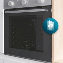 Bolero Hexa C126001 Line Time A Horno Integrable Convencional C126001 Line Time A de 77L de capacidad, 5 funciones, Convencional, Steam Assist, Steam EasyClean, Clase A, 2800W.