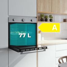 Bolero Hexa C126001 Line Time A Horno Integrable Convencional C126001 Line Time A de 77L de capacidad, 5 funciones, Convencional, Steam Assist, Steam EasyClean, Clase A, 2800W.