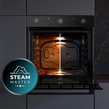 Bolero Hexa C126001 Glass Black Time A C126001 Glass Horno Integrable Convencional Black Time A de 77L de capacidad, 5 funciones, Convencional, Steam Assist, Steam EasyClean, Clase A, 2800W.