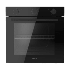 Bolero Hexa C126001 Glass Black Time A C126001 Glass Horno Integrable Convencional Black Time A de 77L de capacidad, 5 funciones, Convencional, Steam Assist, Steam EasyClean, Clase A, 2800W.