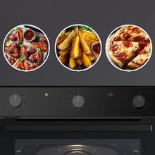 Bolero Hexa C126001 Glass Black Time A C126001 Glass Horno Integrable Convencional Black Time A de 77L de capacidad, 5 funciones, Convencional, Steam Assist, Steam EasyClean, Clase A, 2800W.