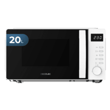 Proclean 5005 white Microondas Digital de 20 litros de capacidad, 5 niveles de potencia, temporizador y tecnología 3D wave.