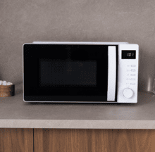 Proclean 5005 white Microondas Digital de 20 litros de capacidad, 5 niveles de potencia, temporizador y tecnología 3D wave.