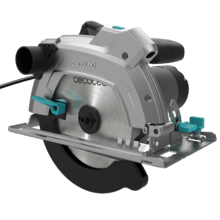 DirectPrecision 1400 Vision Scie circulaire de 1400 W avec câble de 3 mètres. Deux disques inclus de 185 mm, (24T et 40T) et guide parallèle. Coupe à 45° avec guide laser. Connexion à l'aspirateur.