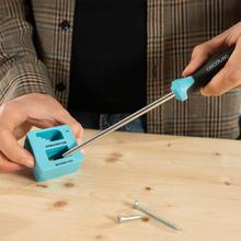 HardGyro 1260 Magnetic Set de destornilladores de 126 piezas, con magnetizador, varios destornilladores CRV y VDE, llaves allen y vasos, y puntas S2.