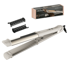 RitualCare 2in1 Lisse&Curl Lisseur 2 en 1, lisseur et boucleur, revêtement en céramique, 170 °C - 230 °C, technologie MCH, ions