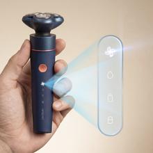 PrecisionCare Aluminium Premium Afeitadora rotativa con Motor Brushless, Función turbo, Base de almacenamiento, Estuche, IPX7