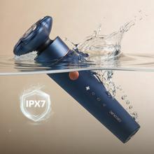 PrecisionCare Aluminium Premium Afeitadora rotativa con Motor Brushless, Función turbo, Base de almacenamiento, Estuche, IPX7