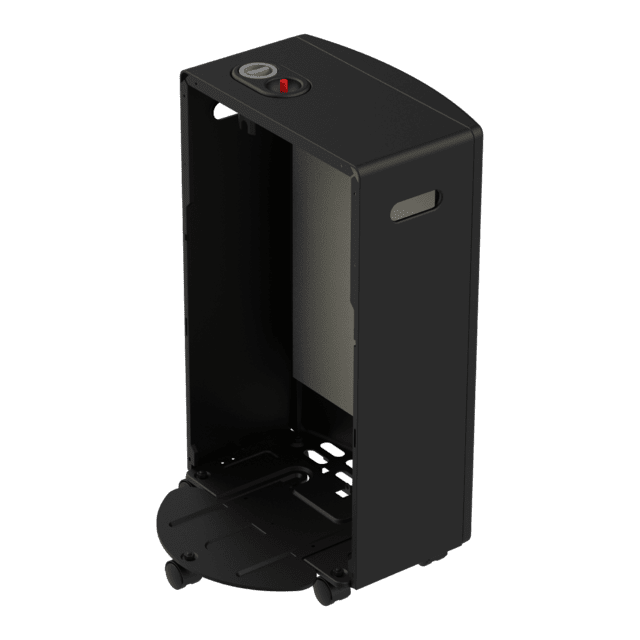 ReadyWarm 5300 Catalytic Aquecedor a gás com uma potência de até 3000 W, triplo sistema de segurança e botija de gás com 13 kg de capacidade.