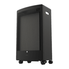 ReadyWarm 5300 Catalytic Aquecedor a gás com uma potência de até 3000 W, triplo sistema de segurança e botija de gás com 13 kg de capacidade.