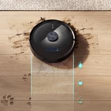 Conga M60 Dark Robô aspirador. Navegação laser. 13000 Pa de sucção do motor. Autonomia de até 200 minutos no modo Eco. Escova multifuncional adequada para todos os tipos de superfícies. Compatível com Bluetooth e WiFi para redes de 2,4 GHz.