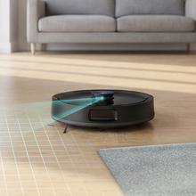 Conga M60 Dark Robô aspirador. Navegação laser. 13000 Pa de sucção do motor. Autonomia de até 200 minutos no modo Eco. Escova multifuncional adequada para todos os tipos de superfícies. Compatível com Bluetooth e WiFi para redes de 2,4 GHz.