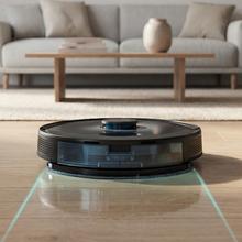 Conga M60 Dark Robô aspirador. Navegação laser. 13000 Pa de sucção do motor. Autonomia de até 200 minutos no modo Eco. Escova multifuncional adequada para todos os tipos de superfícies. Compatível com Bluetooth e WiFi para redes de 2,4 GHz.