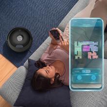 Conga M80 Dark Robot aspirador con Navegación láser. 25000 Pa de succión del motor. Autonomía de hasta 240 minutos en modo Eco. Cepillo silicona, ideal para casas con mascotas. Compatible con Bluetooth y WiFi para redes 2,4 GHz.