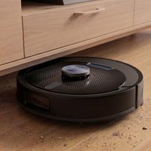 Conga M80 Dark Robot aspirador con Navegación láser. 25000 Pa de succión del motor. Autonomía de hasta 240 minutos en modo Eco. Cepillo silicona, ideal para casas con mascotas. Compatible con Bluetooth y WiFi para redes 2,4 GHz.
