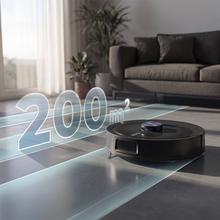 Conga Y60 Dark Robot aspirador con base de autovaciado del polvo. Navegación láser. 13000 Pa de succión del motor. Autonomía de hasta 200 minutos en modo Eco. Cepillo multifunción apto para todo tipo de superficies. Bolsa de polvo de 3 L. Compatible con Bluetooth y WiFi para redes 2,4 GHz.