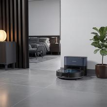 Conga Y60 Dark Robot aspirador con base de autovaciado del polvo. Navegación láser. 13000 Pa de succión del motor. Autonomía de hasta 200 minutos en modo Eco. Cepillo multifunción apto para todo tipo de superficies. Bolsa de polvo de 3 L. Compatible con Bluetooth y WiFi para redes 2,4 GHz.
