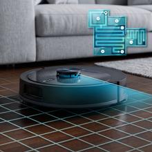 Conga Y80 Pro Robot aspirador con base de autovaciado del polvo con Navegación láser. 25000 Pa de succión del motor. Autonomía de hasta 240 minutos en modo Eco. Cepillo silicona, ideal para casas con mascotas. Bolsa de polvo de 3 L. Compatible con Bluetooth y WiFi para redes 2,4 GHz.