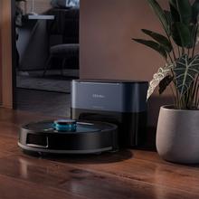 Conga Y80 Pro Robot aspirador con base de autovaciado del polvo con Navegación láser. 25000 Pa de succión del motor. Autonomía de hasta 240 minutos en modo Eco. Cepillo silicona, ideal para casas con mascotas. Bolsa de polvo de 3 L. Compatible con Bluetooth y WiFi para redes 2,4 GHz.