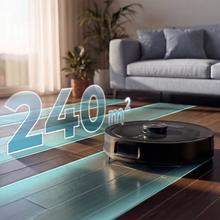 Conga Y80 Pro Robot aspirador con base de autovaciado del polvo con Navegación láser. 25000 Pa de succión del motor. Autonomía de hasta 240 minutos en modo Eco. Cepillo silicona, ideal para casas con mascotas. Bolsa de polvo de 3 L. Compatible con Bluetooth y WiFi para redes 2,4 GHz.