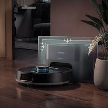 Conga Y80 Pro Robot aspirador con base de autovaciado del polvo con Navegación láser. 25000 Pa de succión del motor. Autonomía de hasta 240 minutos en modo Eco. Cepillo silicona, ideal para casas con mascotas. Bolsa de polvo de 3 L. Compatible con Bluetooth y WiFi para redes 2,4 GHz.