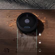 Conga Y80 Pro Robot aspirador con base de autovaciado del polvo con Navegación láser. 25000 Pa de succión del motor. Autonomía de hasta 240 minutos en modo Eco. Cepillo silicona, ideal para casas con mascotas. Bolsa de polvo de 3 L. Compatible con Bluetooth y WiFi para redes 2,4 GHz.