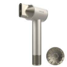 DryGlam 2in1 Sensor Champagne: Secador de pelo con Tecnología Sensor Inteligente, Motor Brushless, 1400W, 110.000rpm, Iones, Concentrador y Difusor
