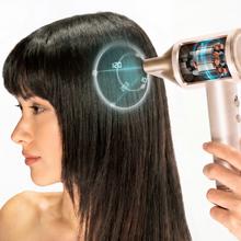 DryGlam 2in1 Sensor Black Tecnologia Sensore di temperatura, motore brushless, 1400 W, 110.000 giri/min, ioni, concentratore e diffusore
