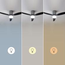 EnergySilence Aero 5600 Classic Iron&Black Ventilador de techo de 40 W y 52” con mando a distancia, luz LED, 6 velocidades, 3 aspas, modo winter-summer y temporizador de hasta 8 horas.