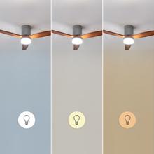 EnergySilence Aero 5600 Classic Iron&DarkWood Ventilador de techo de 40 W y 52” con mando a distancia, luz LED, 6 velocidades, 3 aspas, modo winter-summer y temporizador de hasta 8 horas.